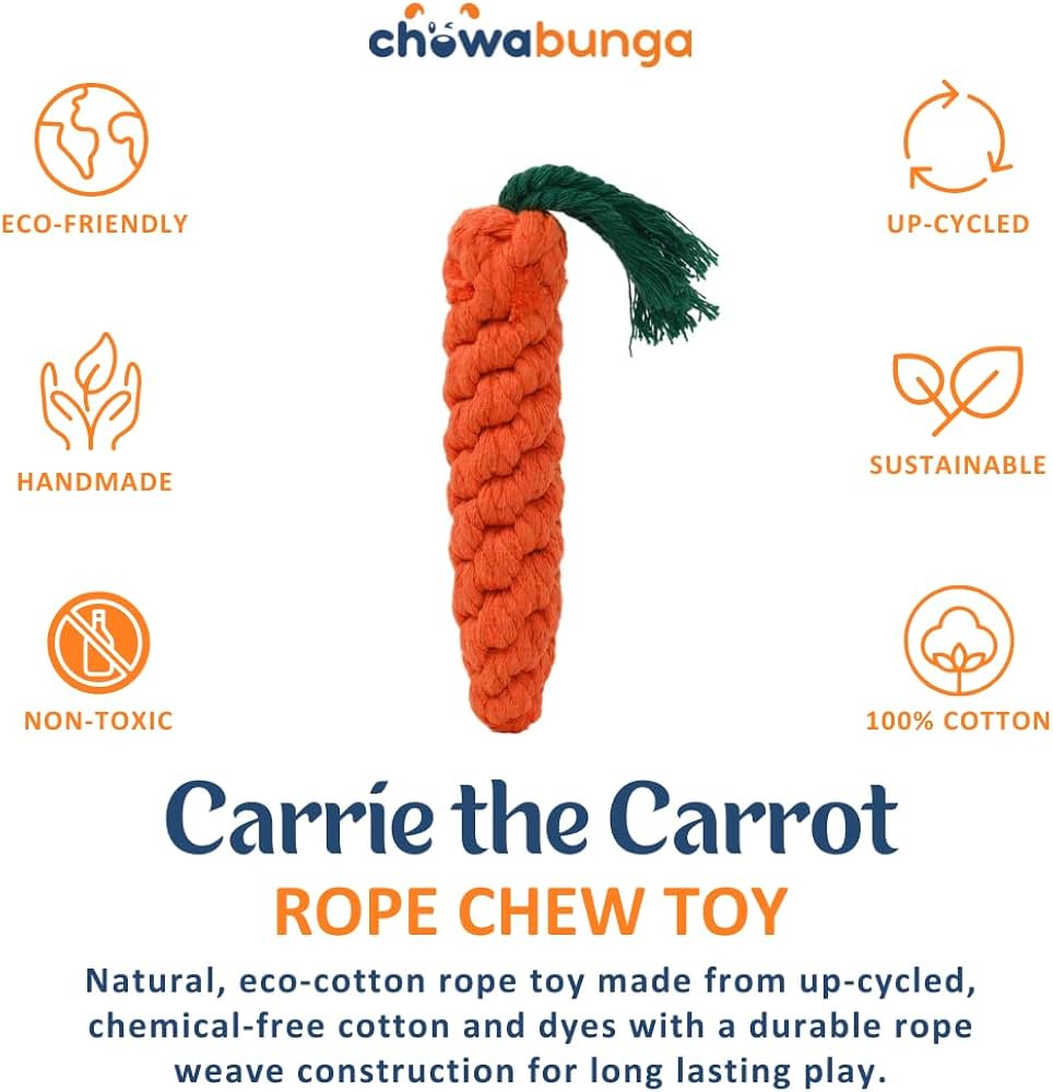 Carrot Rope (Dog Toy)