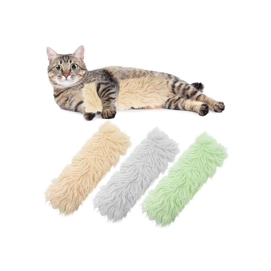 Catnip crinkle pillow