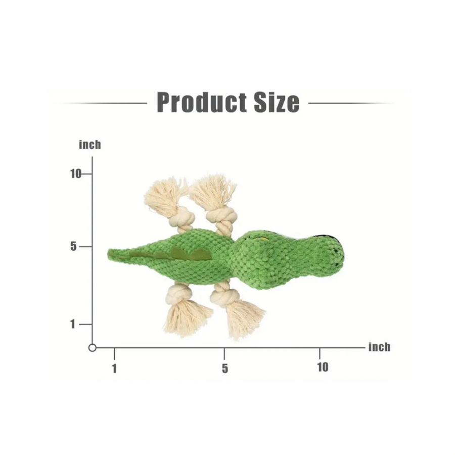 Alligator - Dog Plush Toy