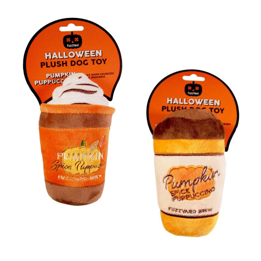 Pumpkin Spice Puppuccino Dog Toy