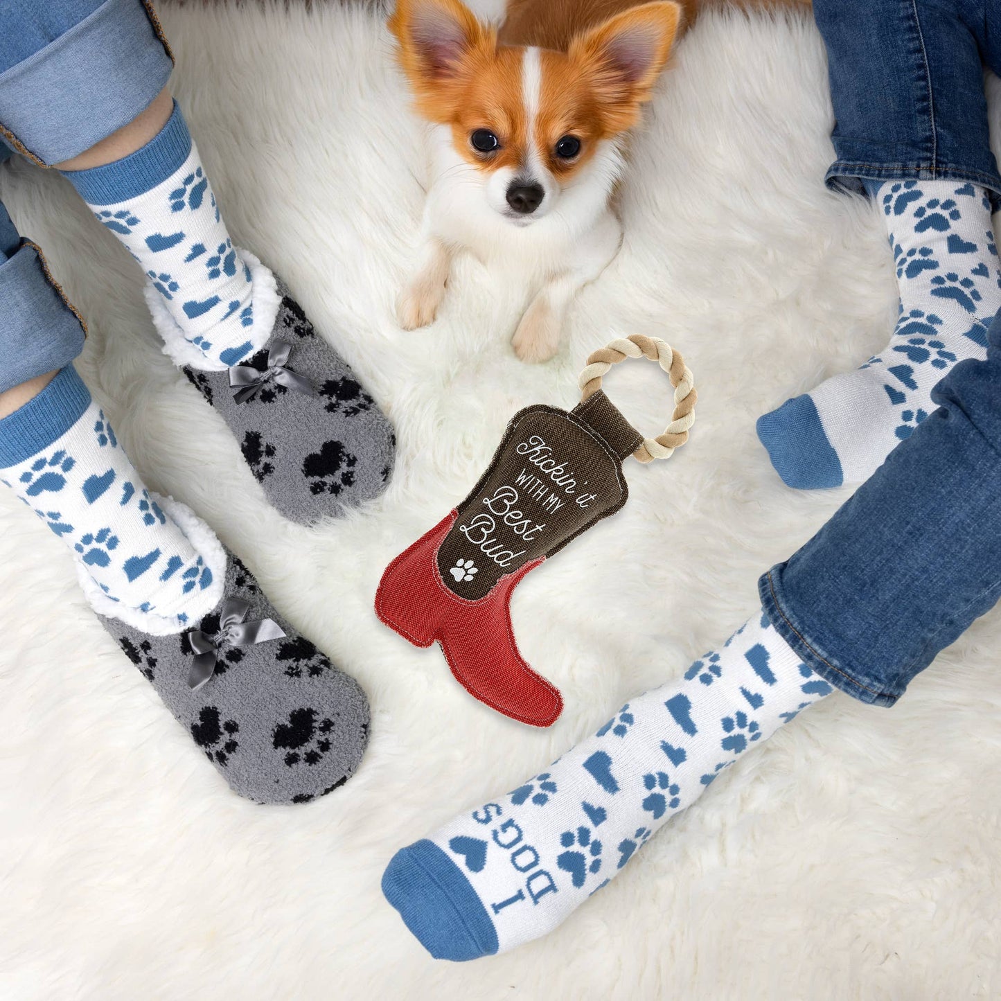 Pavilion - Kickin' It - 12" Canvas  on Rope (Dog Toy)