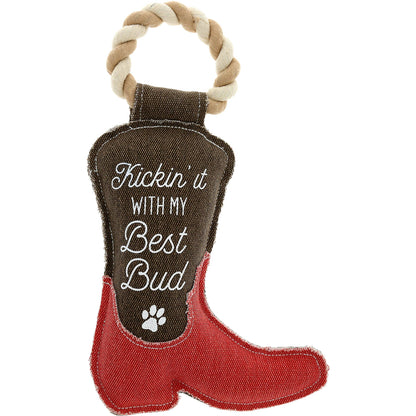 Pavilion - Kickin' It - 12" Canvas  on Rope (Dog Toy)