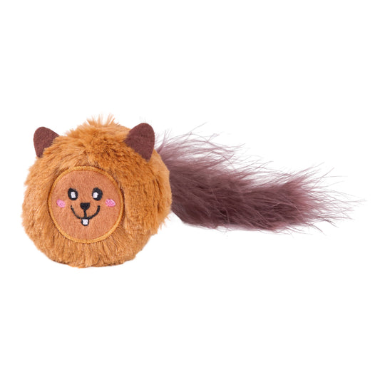 ZippyClaws® Refillablez Bushy Throw - Squirrel (Cat Toy)