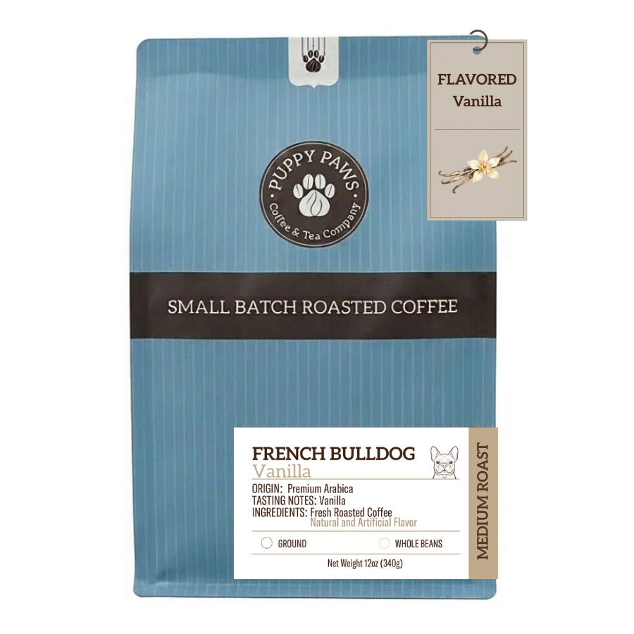 French Bulldog Vanilla (Medium Roast Flavored Coffee)