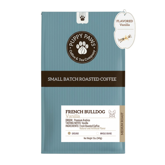 French Bulldog Vanilla (Medium Roast Flavored Coffee)