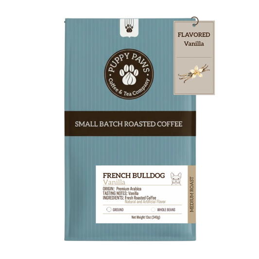 French Bulldog Vanilla (Medium Roast Flavored Coffee)