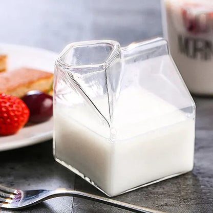 Glass Milk carton container