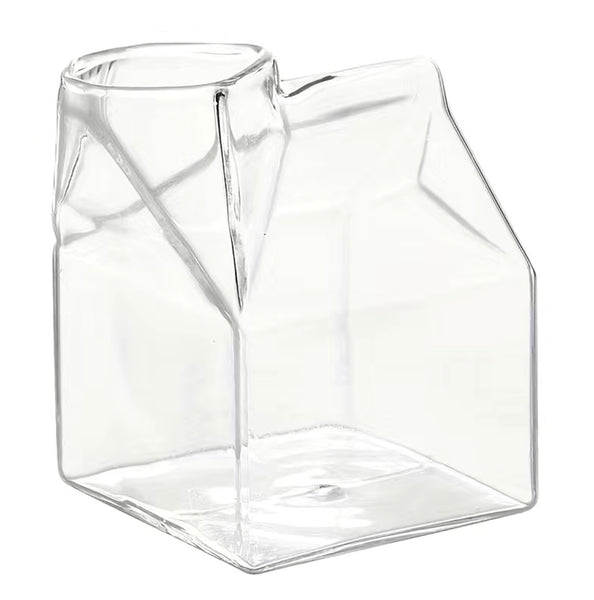 Glass Milk carton container