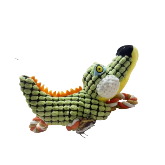 Alligator  - Plush Rope Dog