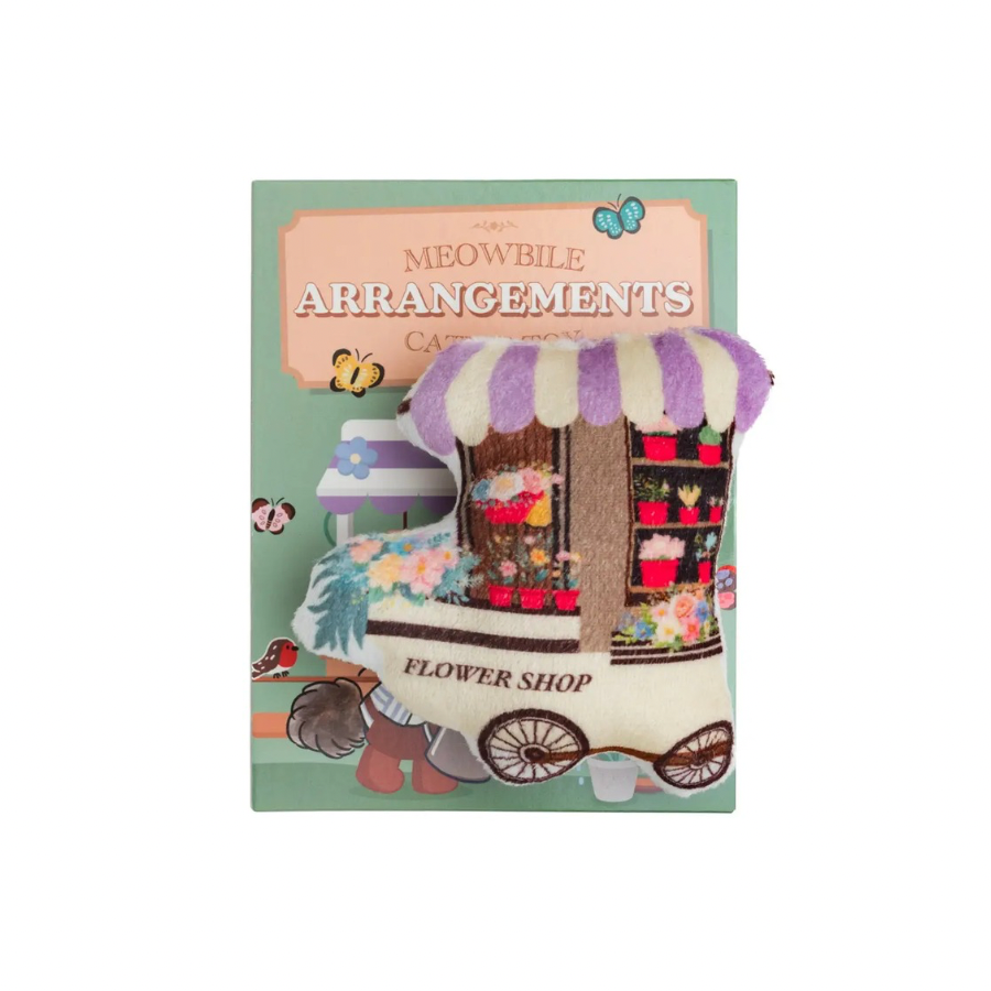 Meowbile Flower Cart Catnip (Cat Toy)