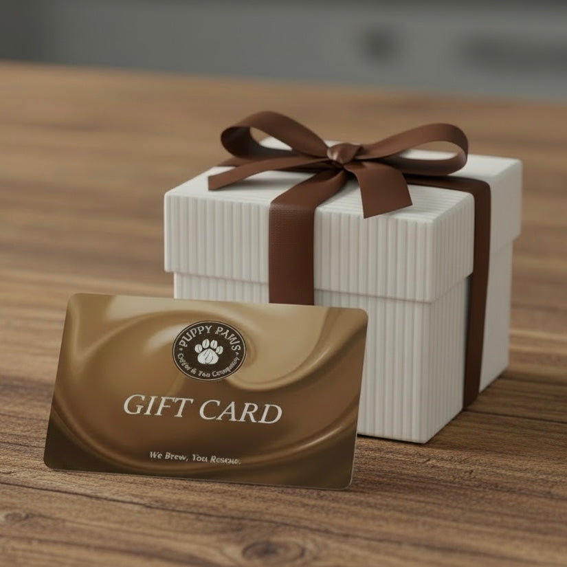 Puppy Paws Coffee & Tea Gift Card
