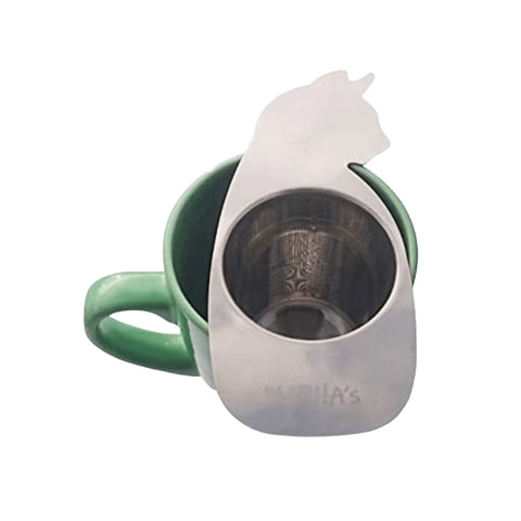 Stainless Steel Tea Infuser/Strainer (Cat)
